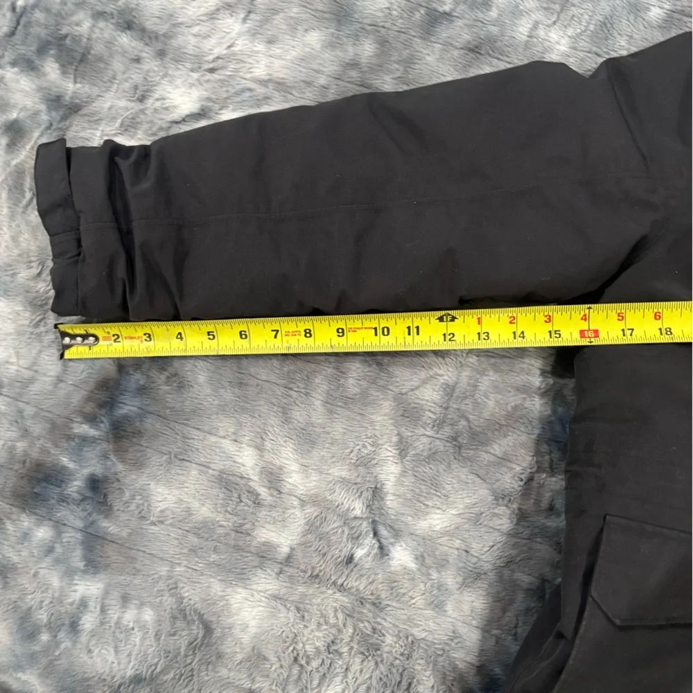 Lands’ End Kids Black Insulated Winter Parka Coat | Hooded | Size M 10–12 - Picture 8 of 13